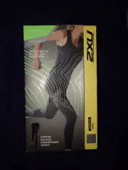 2XU Women Hyoptik Mid-Rise Compression Tights Large New MSRP $99