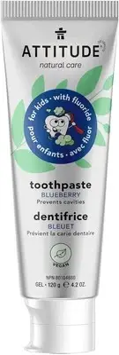 ATTITUDE Toothpaste with Fluoride, Prevents Tooth Decay and Cavities, Vegan, Cru
