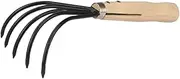 Weeding Hoe | Small Lawn Rake | Hoe and Cultivator Hand Tiller, Heavy Duty Rake Tool for Loosening Soil, Weeding and Digging