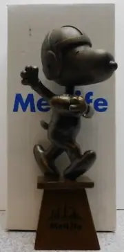 Peanuts Snoopy MetLife Heisman Football Bobblehead New in The Box