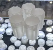LOT OF 5 New Coin Storage Tubes for 1 oz Silver Rounds /coins 39mm