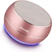 Portable Bluetooth Wireless Speakers with HD Sound Audio Steareo and Enhanced Bass, Hands-Free Calls Built-in Speakerphone for iPhone, Ipad, BlackBerry, Samsung More (Rose Gold