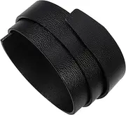 Hohopeti Dress Belt Belt Without Head Waist Band for Men Leather Belt Traction Rope Diy Pu Belt Tie Miss Black Dress Belt