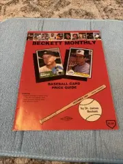 BECKETT MONTHLY BASEBALL CARD PRICE GUIDE MAGAZINE VOLUME 1 - ISSUE 2 (ORGINAL)