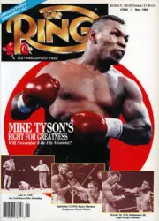 Mike Tyson Ring Boxing Magazine Cover Photo 1