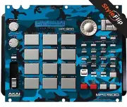 Akai MPC-500 | Blue Camo | Protective Decal | StyleFlip Skins
