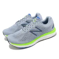 在飛比找Yahoo奇摩購物中心優惠-New Balance 慢跑鞋 680 V7 4E 男鞋 灰