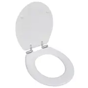 Toilet Seats with Soft Close Lids MDF White vidaXL