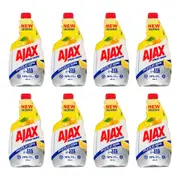 8PK Ajax 500ml Spray & Wipe Tile/Floor Multi-Purpose Home/Room Cleaner Lemon
