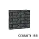 【Cerruti 1881】頂級 義大利 小牛皮 男用短夾 8卡 短夾 ROMAN系列(黑色 CEPU05033M)