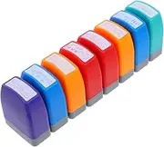 HOODANCOS Teacher's Comment Seal Office Stationery 8 Pc Set of Self-Inking Classroom Stamps Reward Stamps for School