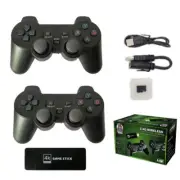 15000+ 4K HDMI TV Video Game Stick Retro Gaming Console 2 Wireless Controller
