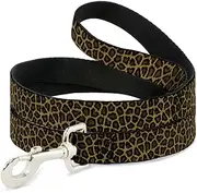 Buckle-Down Pet Leash - Leopard Brown - 6 Feet Long - 1" Wide