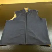 Roundtree & Yorke Reversible Vest Full Zip Sleeveless Jacket XXL