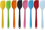 8Pcs Set Silicone Spatula,Baking Butter Spatula Heat-Resistant Spatulas,Non-Stick Rubber Spatulas with Stainless Steel Core