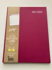 Divoga Metro Girl Weekly/Monthly Academic Planner, 8 1/2" x 11" 2017-2018