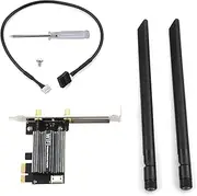 PC WiFi Adapter, WiFi Dual Band 2.4G/5G PCI-E Bluetooth 5.2 Adapter for Desktop PC Windows10,11 64bit