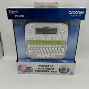Brand New - Brother PT-D210 P-Touch Easy Compact Label Maker - White - Sealed