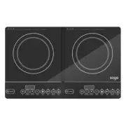 SOGA Cooktop Portable Induction LED Electric Double Duo Hot Plate Burners Cookto