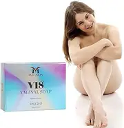V18 vaginal Feminine wash soap, pH-Balanced Vaginal Moisturizer Soap for Women with Natural Ingredients, Boric acid Gentle Intimate Cleansing Feminine Care Bar, Reduces Vaginal Dryness & Odor