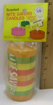 Vintage LiteSavers Lite Savers 5 Deliciously Scented Floatable Candles-Hong Kong