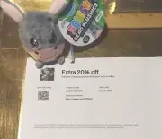 Squishy GRAFIX Plushies Donkey NEW!!