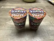CAMPFIRE S'MORES Nissin Ramen Cup Noodles 3.07 oz Limited Edition Lot Of 2 Cups