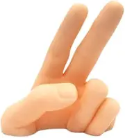 Made in USA 2-Finger Waving Hand Salute Lazy Waver Compatible with Jeep Gladiator for Jeep Cherokee for Dash Hand Wave 3D Printed