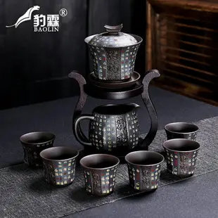 高端紫砂懶人茶具套裝家用會客廳泡茶壺過濾原礦紫泥高檔茶具套裝