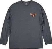 [IZOD] Saltwater Mens Big & Tall Gray Heather Lodge Long Sleeve Shirt
