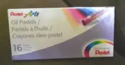 NEW IN SHRINK WRAP,OIL PASTELS,16 COLORS "PENTEL" TRY A NEW MEDIUM # 5742