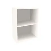 Kaboodle 600-699mm Coconut Milk Customisable Deep Open Wall Shelf