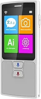 76 Languages Voice Translator English Japanese Korean French Russian German Chinese Spanish Translation Travel Translator Decoration Bathing in Sunlight Learned extensively FANDIAO