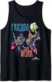 [Marvel] Thor Ragnarok Friends From Work Gradient Action Pose Tank Top