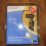 Kensington ComboSaver Combination Portable Notebook Lock - New In Sealed Box