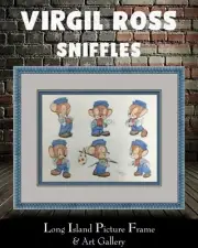 Virgil Ross Original Signed Model Sheet Drawing SNIFFLES Custom Framed I