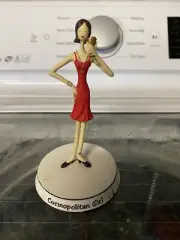 Vintage Cosmopolitan Girl Figure Statue