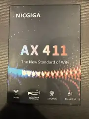 NICGIGA Intel AX 411 WiFi 6E Wireless Adapter Card NGW Bluetooth 5.3 NEW