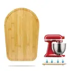 Bamboo Mixer Slider Mat for Tilt Head Kitchen Aid 4.5-5 Qt Stand Mixer, Appli...
