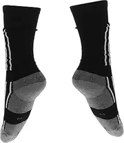 [COOLHIYA] Riding Socks Equestrian Socks for Cycling Hiking Running Boys and Girls Adults Grey