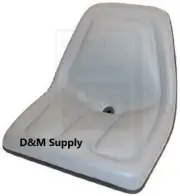 Gray Michigan Style seat to fit Massey Ferguson Kubota Yanmar Ford Lawn Tractor
