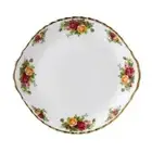 ENGLAND ROYAL ALBERT OLD COUNTRY ROSES CAKE PLATE