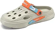 [FLIOZY] Mens Casual Sandals Breathable Mesh Walking Mules Sneakers Open Back Slip On Shoes Quick-Dry Slippers