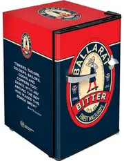 Ballarat Bertie Bitter Official Designed Mini Bar Fridge 70 Litre Schmick Brand With Opener