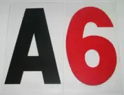 Outdoor Marquee Rigid Sign Letters 6" letters on 7 inch panel