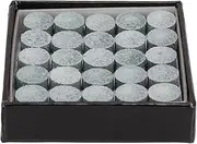 50PCS Billiard Cue Tips, LP Grade B Snooker Leather Heads Billiard Pool Cue Tips with Storage Box, Pool Stick Tips Pool Cue Tips Replacement Kit for Pool Cues and Snooker (10mm)