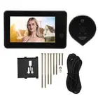Wireless Peephole Door Viewer Video Doorbell Camera 1080P 4.3In Lcd Motion D ESY