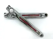 REDLINE FLIGHT 3 PIECE CRANK CHROMOLY CHROME BMX BIKE CRANKS SE HARO GT DYNO