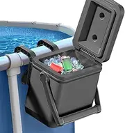 Uoqpty Cooler for Pool - Insulated Pool Ice Chest Pool Cooler | Large Capacity Chill Box for Swimming Spa Accessories Party Camping Outdoor Travel Picnic Backyard Activities