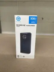 Brand New- G Drive Mobile SSD 500GB Disk Hard External Black- FREE SHIPPING!